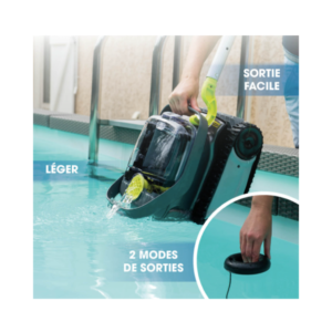 Robot de piscine sur batterie PIXEL ZODIAC – Autonomie et praticité - Image 4