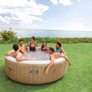 Spa gonflable INTEX Sahara 8 places avec couverture thermique – Offre destockage - Image 3