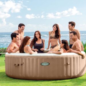 Spa gonflable INTEX Sahara 8 places avec couverture thermique – Offre destockage - Image 4