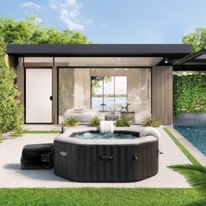 Spa gonflable INTEX Carbone 6 places avec couverture thermique – Offre spéciale - Image 3