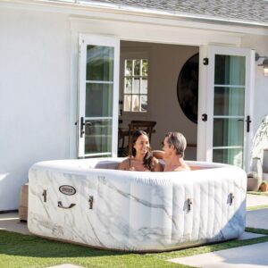 Spa gonflable INTEX Calacatta 4 places avec couverture thermique incluse - Image 7
