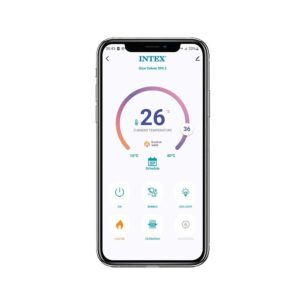 Spa gonflable INTEX Galaxie 4 places avec couverture thermique incluse - Image 8