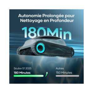 Nettoyeur piscine sans fil Aiper Scuba S1 (version 2025 améliorée) - Image 12