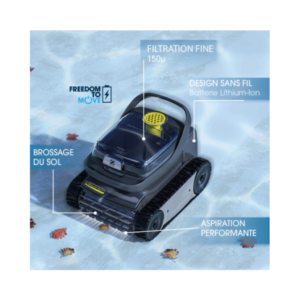 Robot de piscine sur batterie PIXEL ZODIAC – Autonomie et praticité - Image 8