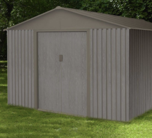 Abri extérieur en métal imitation bois – Robuste et sans entretien - Image 2