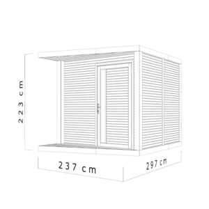 Abri moderne de jardin 7,1 m² – Finition haut de gamme, prix direct usine - Image 4