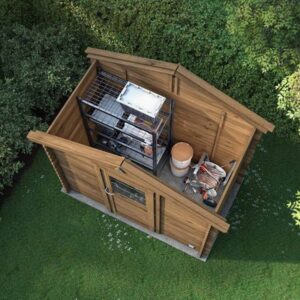 Chalet de jardin en bois traité 4,2 m² – Abri premium à prix direct fabricant - Image 4