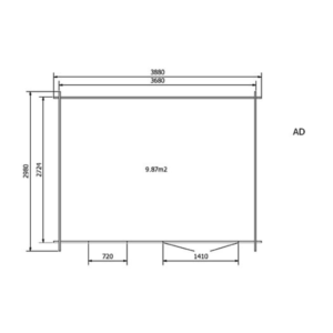 Abri de jardin bois moderne 13 m² – Qualité premium à prix direct fabricant - Image 3
