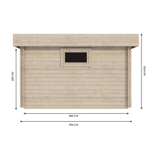Abri de jardin bois ROVETO 4,7 m² – Compact et premium à petit prix - Image 9