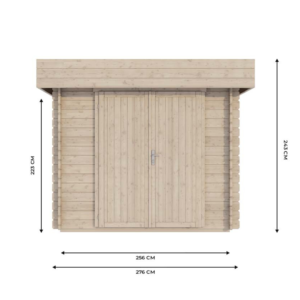 Abri de jardin bois ROVETO 4,7 m² – Compact et premium à petit prix - Image 5