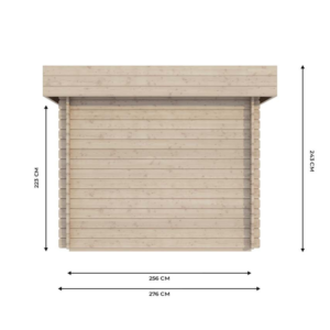Abri de jardin bois ROVETO 4,7 m² – Compact et premium à petit prix - Image 4