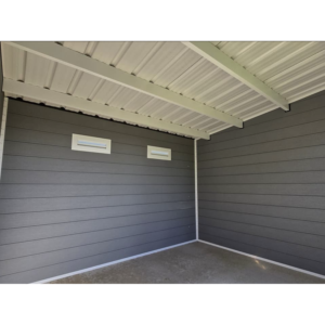 Abri de jardin composite SINTRA 9 m² gris clair – Moderne et résistant - Image 6